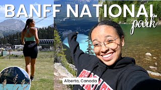 BANFF NATIONAL PARK VLOG  Lake Louise Sunshine Village Lake Morraine amp more  Travel guide vlog [upl. by Atnahs]