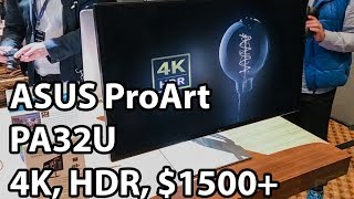 ASUS ProArt PA32U  4K HDR IPS 1000 nits 1500 [upl. by Airak603]