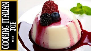 Panna Cotta  Cooking Italian with Joe [upl. by Summons]