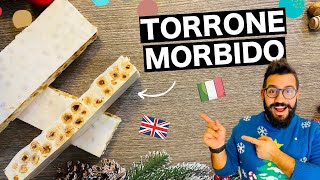 TORRONE MORBIDO BIANCO FATTO IN CASA RICETTA FACILE [upl. by Eyeleen126]