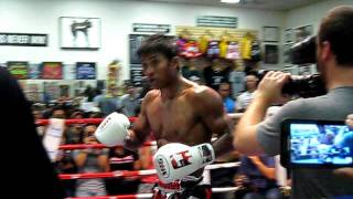 Buakaw Training at Sityodtong LA [upl. by Acinomad]