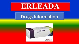 ERLEADA  Generic Name Drug class Precautions  How to use Side Effects [upl. by Kletter692]