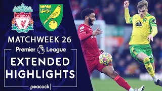 Liverpool v Norwich City  PREMIER LEAGUE HIGHLIGHTS  2192022  NBC Sports [upl. by Elaynad167]