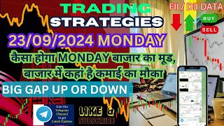 Nifty Prediction and Bank Nifty Analysis for Monday  23 September 2024  Bank Nifty Tomorrow [upl. by Osmond]