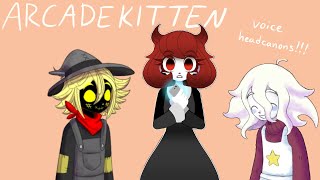 ArcadeKitten headcanon voices Spoilers Cemetery Mary Its Not Me Its My Basement Crowscare [upl. by Robbert]