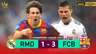 MESSI HUMILIATES CR7 AND REAL MADRID IN THE 2011 CHAMPIONS SEMIFINAL [upl. by Rhtaeh842]