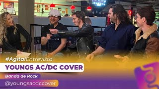 AgitaíEntrevista com Youngs a banda de cover mais fiel do ACDC [upl. by Florry]