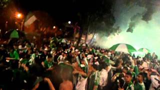 CARNAVAL VERDE dia del hincha verde 161011 [upl. by Ayana44]