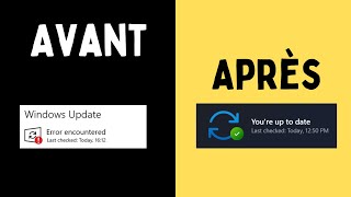 Comment résoudre TOUT erreur de mise à jour de Windows FRENCH [upl. by Ohare462]