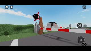 Rare amp Loud Bells Radley Road Level Crossing  North Yorkshire Roblox [upl. by Nikola]