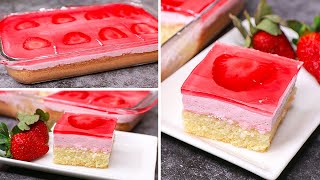 Jello Mousse Cake  Eggless amp Without Oven  Yummy  Valentines Dayeggless Special Recipe [upl. by Akibma463]