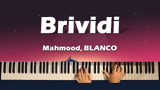 Mahmood BLANCO  Brividi piano cover Sanremo 2022 [upl. by Noreen891]