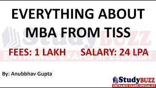 Everything about MBA from TISS  Fees 1 Lakh Salary 24 Lakhs  Complete admission process [upl. by Eversole608]