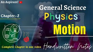 Physics  Unit2  Forces amp Law of Motion  General Science  Handwritten notes [upl. by Geller]