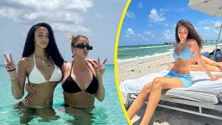 Larsa And Sophia Pippen Enjoy Motherdaughter Getaway To Turks And Caicos🏖🏝 [upl. by Vez]