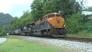 Central Of New Jersey Heritage on the Kanawha River Railroad [upl. by Gosselin]