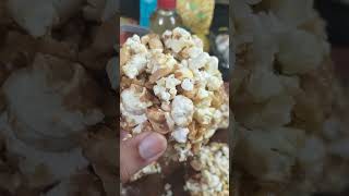 FINISHED COPYCAT FIDDLE FADDLE TWISTTOFFEEPEANUTS PECANS amp ALMONDS POPCORN BALLS [upl. by Lyrahs]