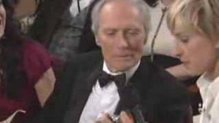 Oscar® Host Ellen DeGeneres with Clint Eastwood [upl. by Esoryram420]