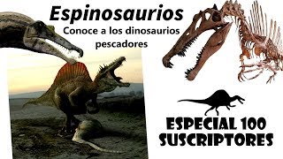 Espinosaurios Conoce la verdad sobre los dinosaurios pescadores ESPECIAL 100 SUSCRIPTORES [upl. by Scoles]