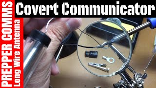 Long Wire Shortwave Antenna  Building The Covert Communicator [upl. by Ethbin734]