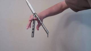 Balisong Tutorial Backhand Twirl Beginner [upl. by Algar]