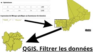 qgis créer et utiliser un filtre [upl. by Langille]