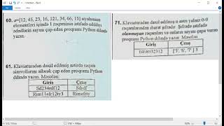 Dim test toplu sətirlər bölməsi 606171ci suallar [upl. by Soalokcin]