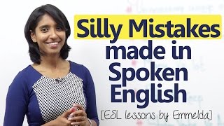 Silly mistakes made by English learners while speaking English  Improve your English [upl. by Lasser]