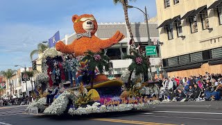 Rose parade 2023 FULL LENGTH With ALL FLOATS and BANDS The 134th Rose Parade [upl. by Eirene]