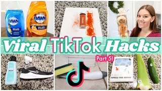 MORE VIRAL TIKTOK HACKS  TESTING VIRAL TIKTOK CLEANING  LIFE HACKS PART 5  CLEANTOK [upl. by Quintina]