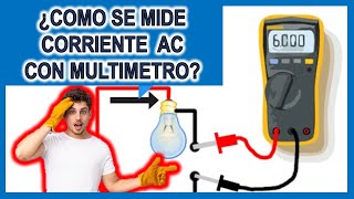 Como Medir La Corriente De La Casa Con Un Multímetro ⚡CORRIENTE ALTERNA⚡ [upl. by Didi]