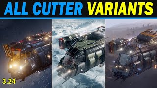 Star Citizen Comparison of all the Cutter variants [upl. by Libna]