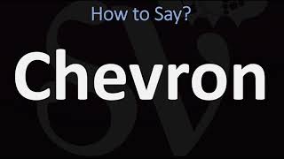 How to Pronounce Chevron CORRECTLY [upl. by Haididej224]