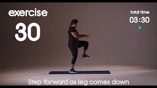 5 min Cardio for Beginners  No Equipment Home Workout  40 second 20 second Intervals [upl. by Wescott]