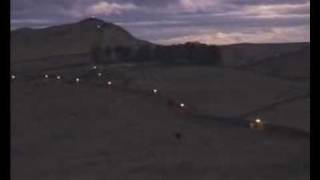 Illuminating Hadrians Wall aerial footage [upl. by Hooke]