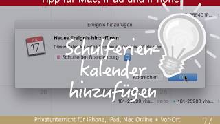 App Tipp Kalender SchulferienKalender laden [upl. by Emoryt]