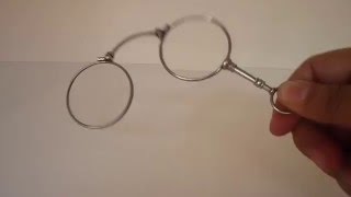 Antique Victorian Edwardian folding glasses Lorgnette [upl. by Redan76]