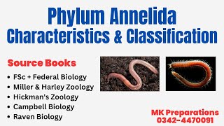 Phylum ANNELIDA Characteristics Phylogeny amp Classification Complete Chapter  Kingdom Animalia [upl. by Neala715]