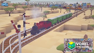 Voxel Tycoon EP 7 First Passenger Train [upl. by Darnoc]