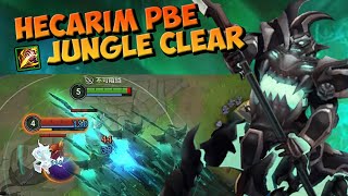 WILD RIFT HECARIM  PBE JUNGLE CLEAR [upl. by Ennovihs]