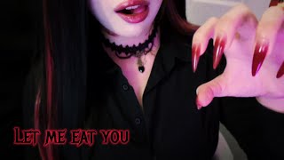 ASMR A Vampire Eats You Alive 🧛🏻‍♀️ l feeding time mouth sounds eating you sub✔️ [upl. by Gaddi]