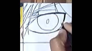 how to draw code geass eye 🥶👁️ Drawing code grass Eyes 2 codegeass shorts youtubeshorts anime [upl. by Orson]