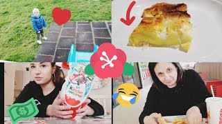 VLOG SPESA❤️RICETTA TORTA SALATA AL FORMAGGIO 🥧 GIORNATA AL PARCO 🌳 [upl. by Esiouqrut]