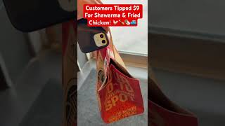 DoorDash Customers Tipped 9 For Shawarma amp Fried Chicken 🍗🐓🌯🚙 shorts fooddelivery gigwork [upl. by Sylvia]