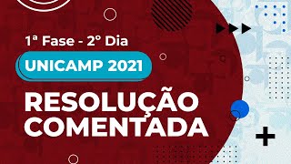 Resolução Comentada  UNICAMP 2021  1ª fase  2º dia [upl. by Sulakcin]