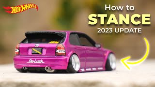 The Ultimate STANCE Guide for your Hot Wheels Car [upl. by Marv]