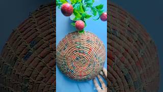 OLD BANGLES CRAFT IDEAS  DIY bangle basket making at home easy craft diy love art shorts yt [upl. by Oicanata]