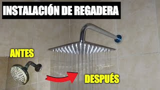 INSTALACIÓN Y CAMBIO DE TUBO DE REGADERA PARA BAÑO [upl. by Entsirhc549]