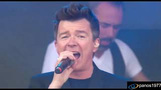 Rick Astley  Never Gonna Give You Up LIVE [upl. by Nnylyam]