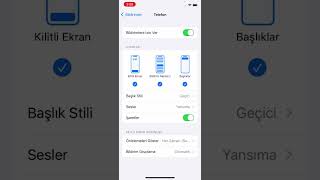 iPhone Telefonlarda Kilit Ekranı Bildirim Gizleme Nasıl Yapılır [upl. by Wailoo41]